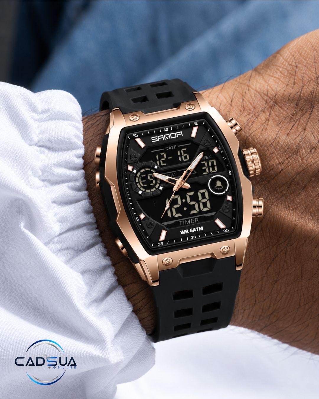 Reloj Doble Hora Sanda