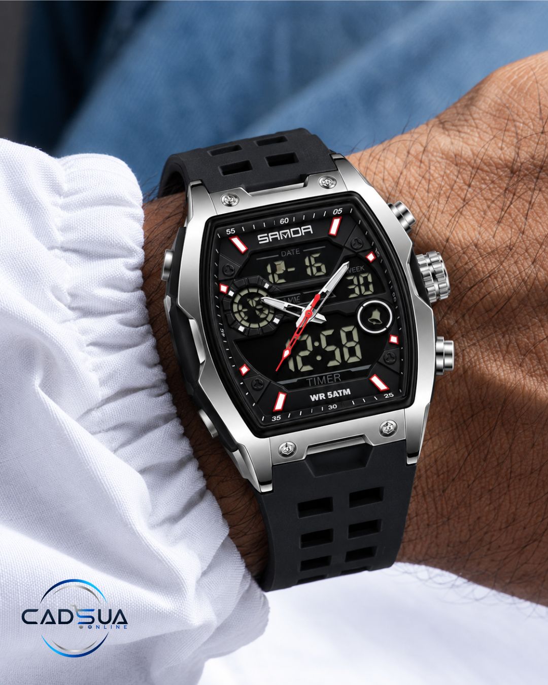 Reloj Doble Hora Sanda