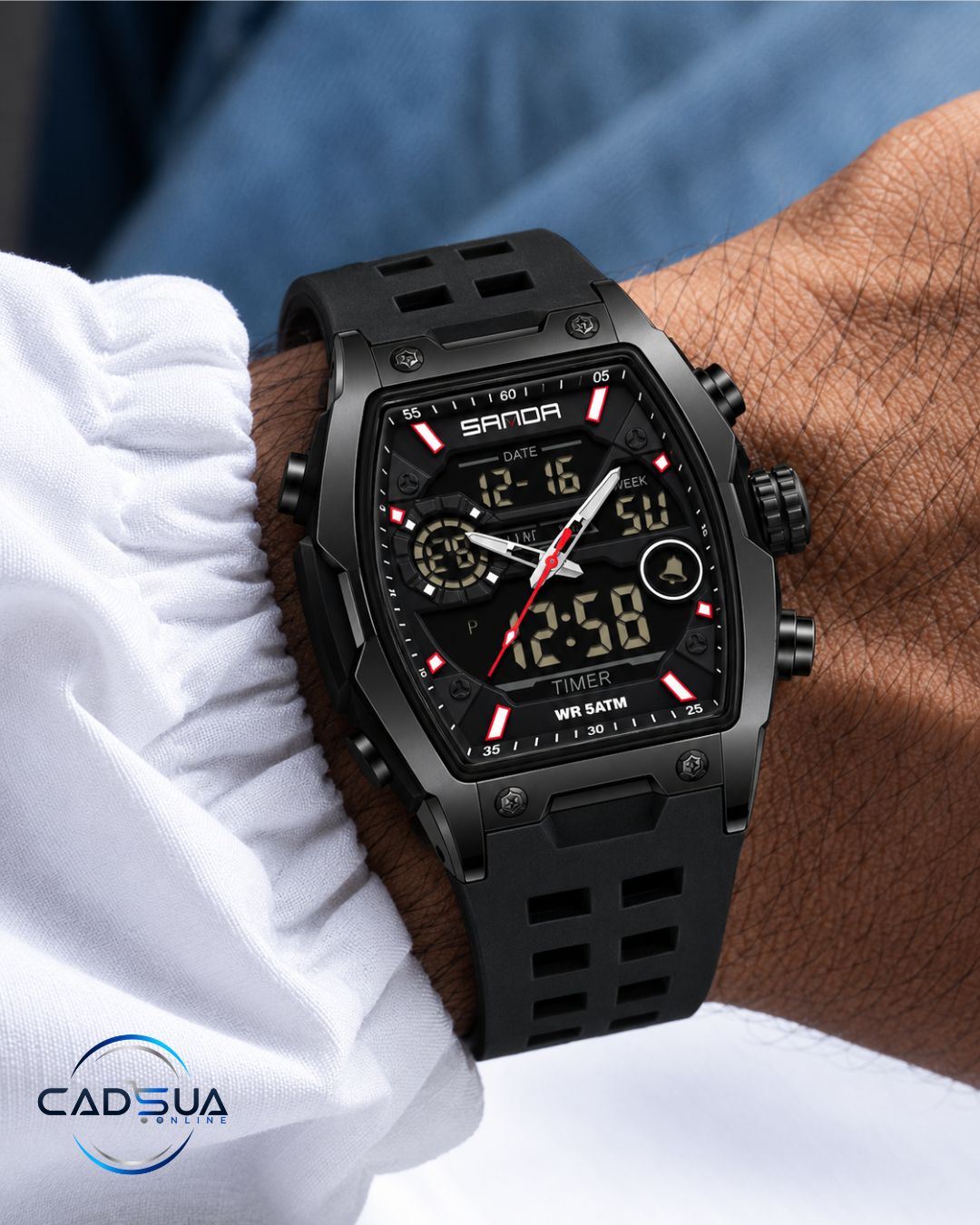 Reloj Doble Hora Sanda